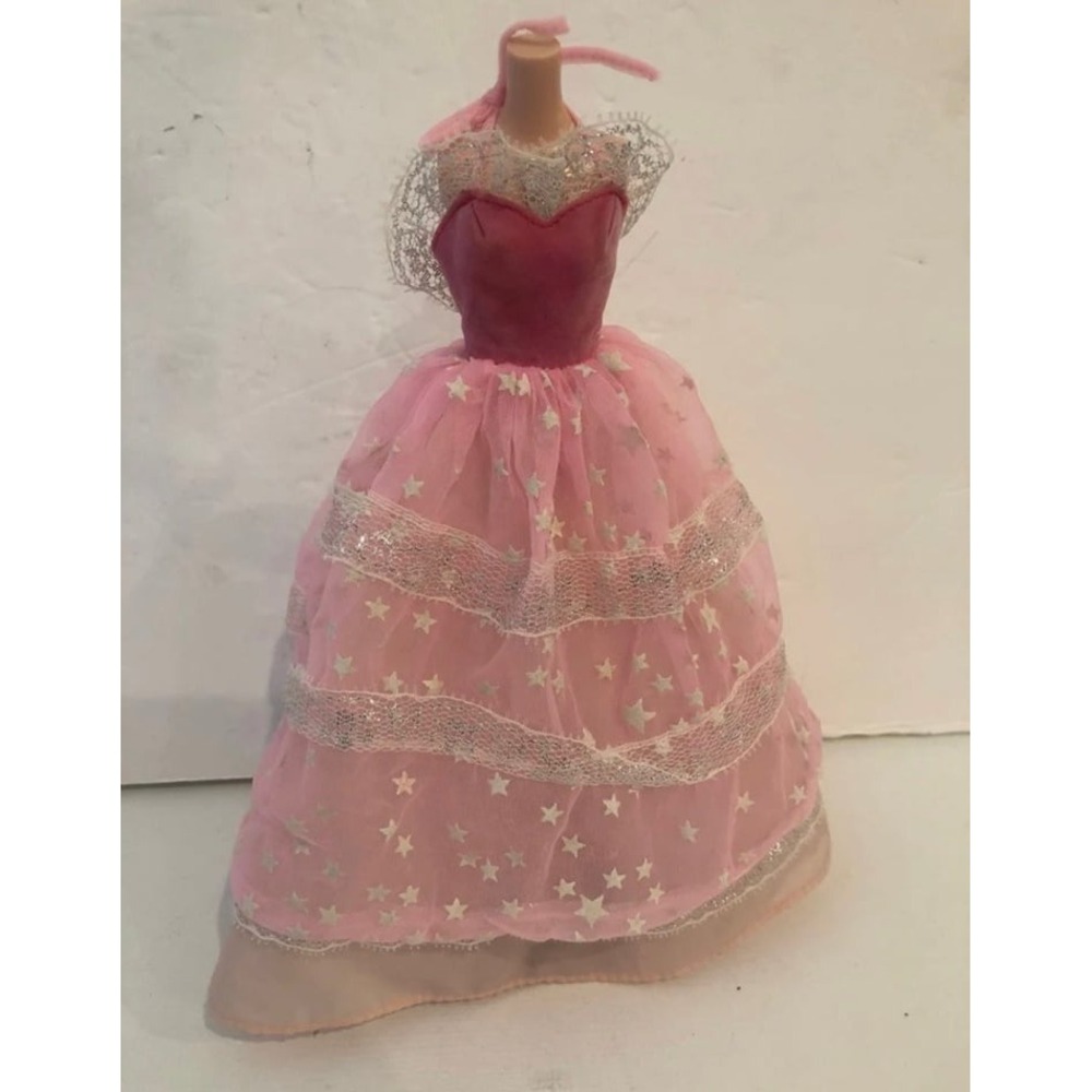Vintage 1985 Barbie Dream Glow Dress